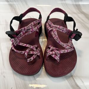 Chaco ZX2 Ecotread Dagger Pink Athletic Strappy Sandal Women's Sz 7
